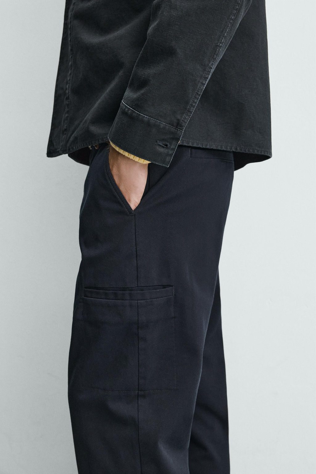 PANTAL?N CARGO STRAIGHT FIT / Marino - Zara фото 5