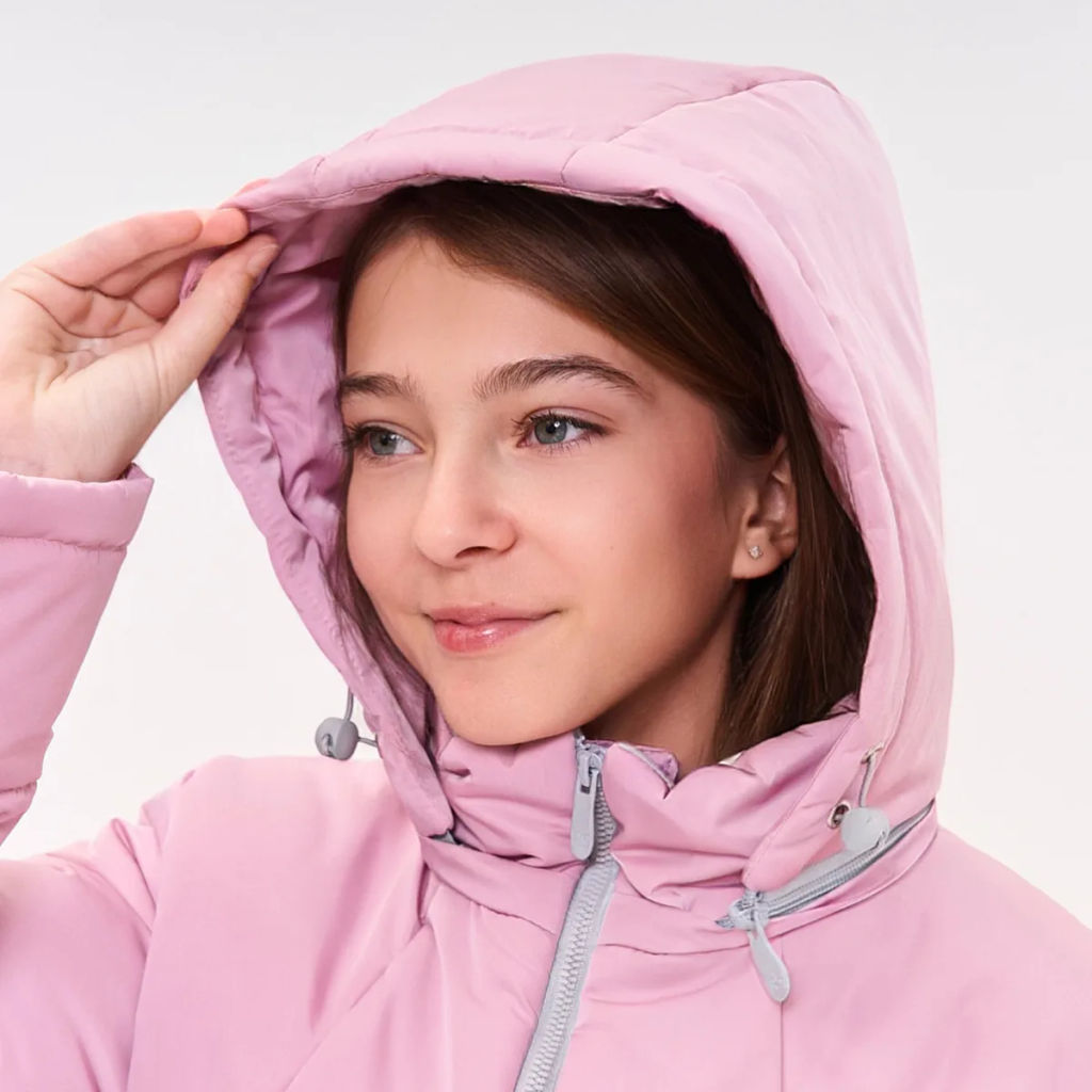 RODOS Куртка для девочки мембрана зима М-316 Розовый  фото 6