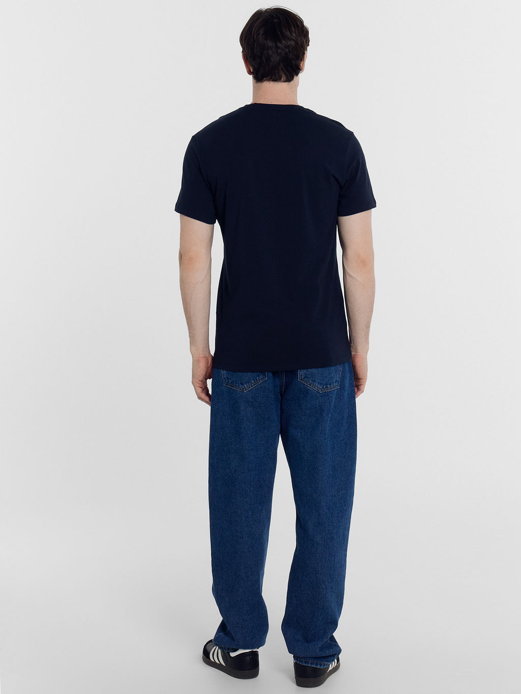 Футболка мужская темно-синяя с печатью т.синий +печать 111774 - Mark formelle фото 6