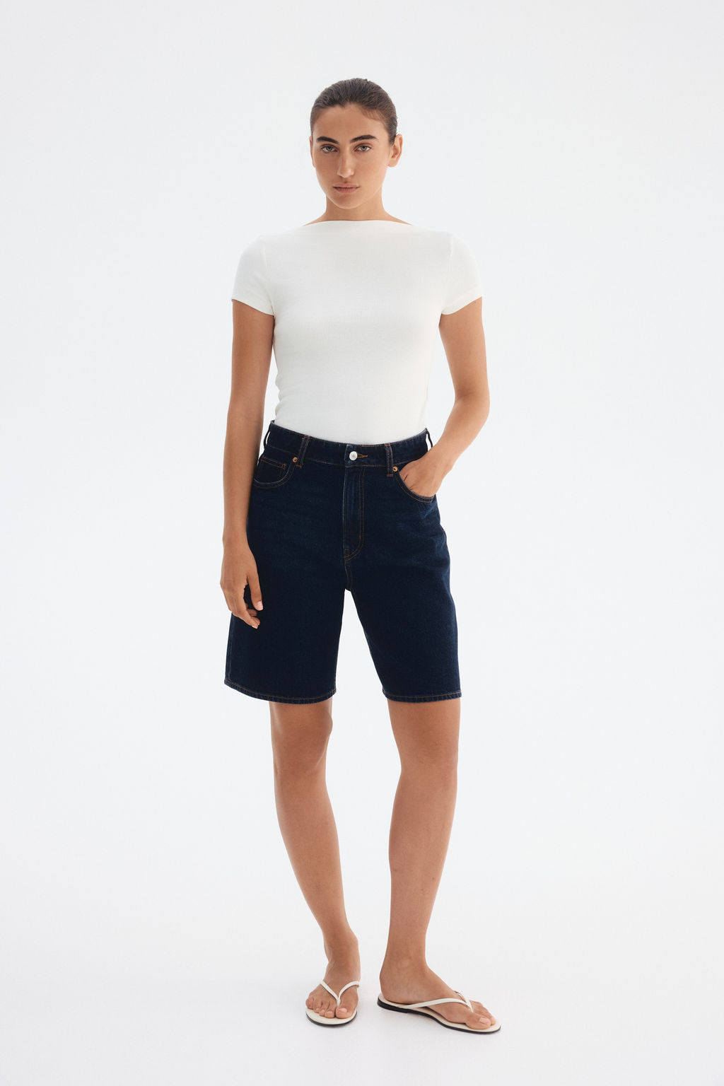 Top de canal? con escote barco - H&m фото 6
