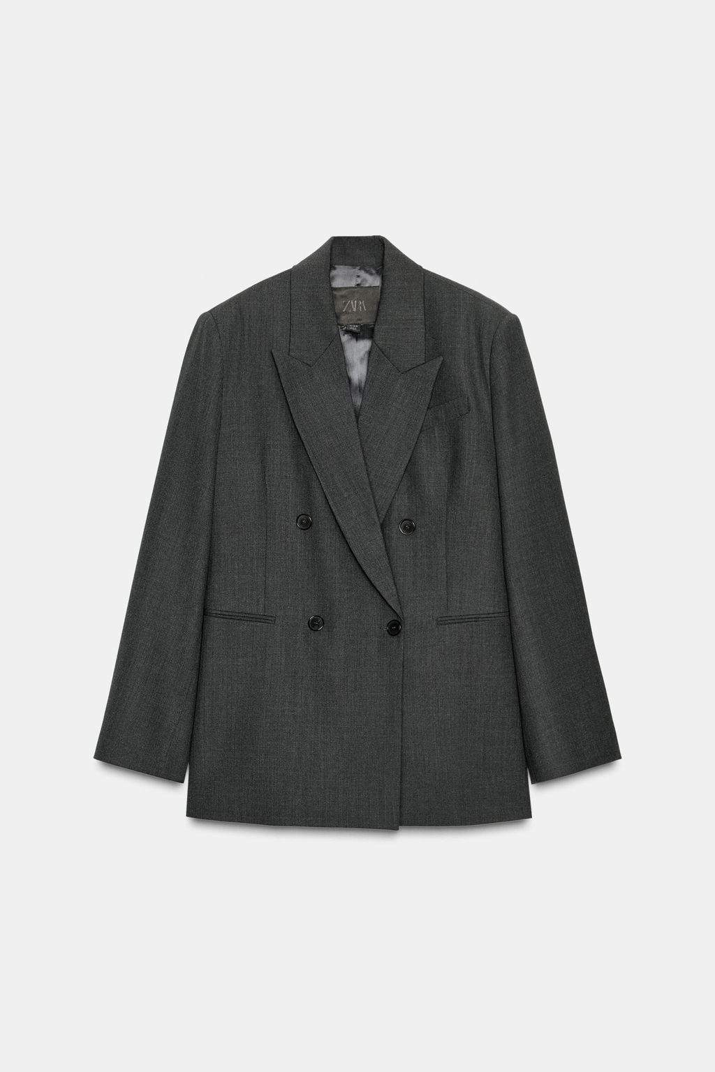OVERSIZED WOOL BLEND BLAZER ZW COLLECTION LIMITED EDITION - Zara фото 2