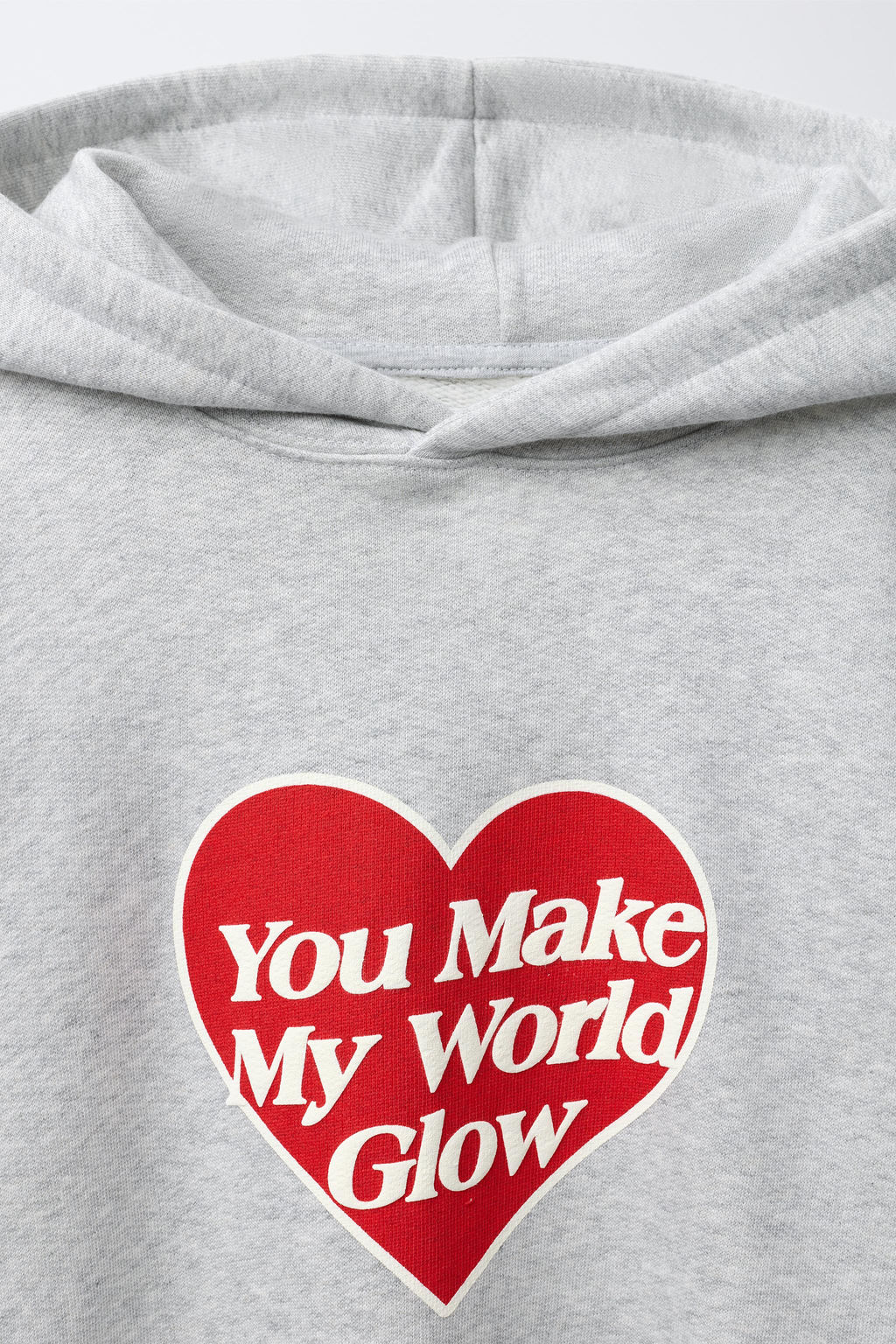 HEART PRINT SWEATSHIRT - Zara фото 3