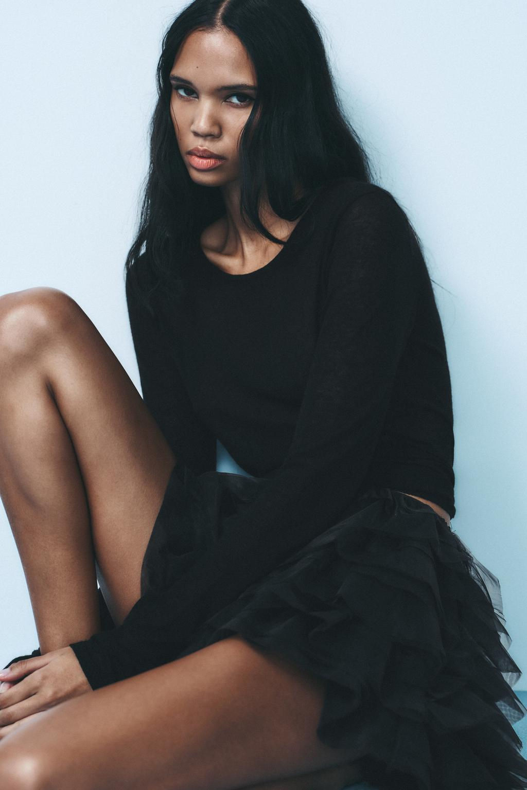 TULLE MINI SKIRT - Zara фото 3
