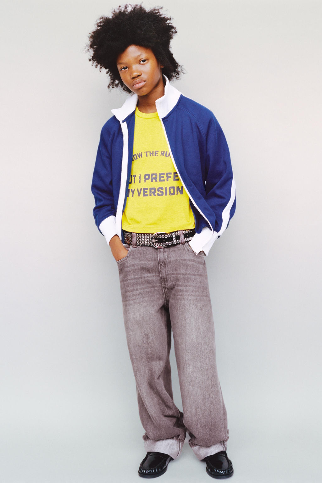 CAMISETA ESTAMPADO TEXTO / Amarillo vivo