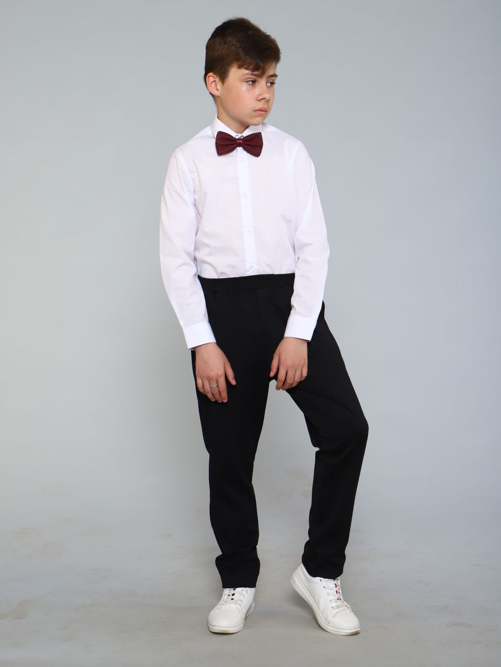 Ладошки / Рубашка Школьник белый  фото 4