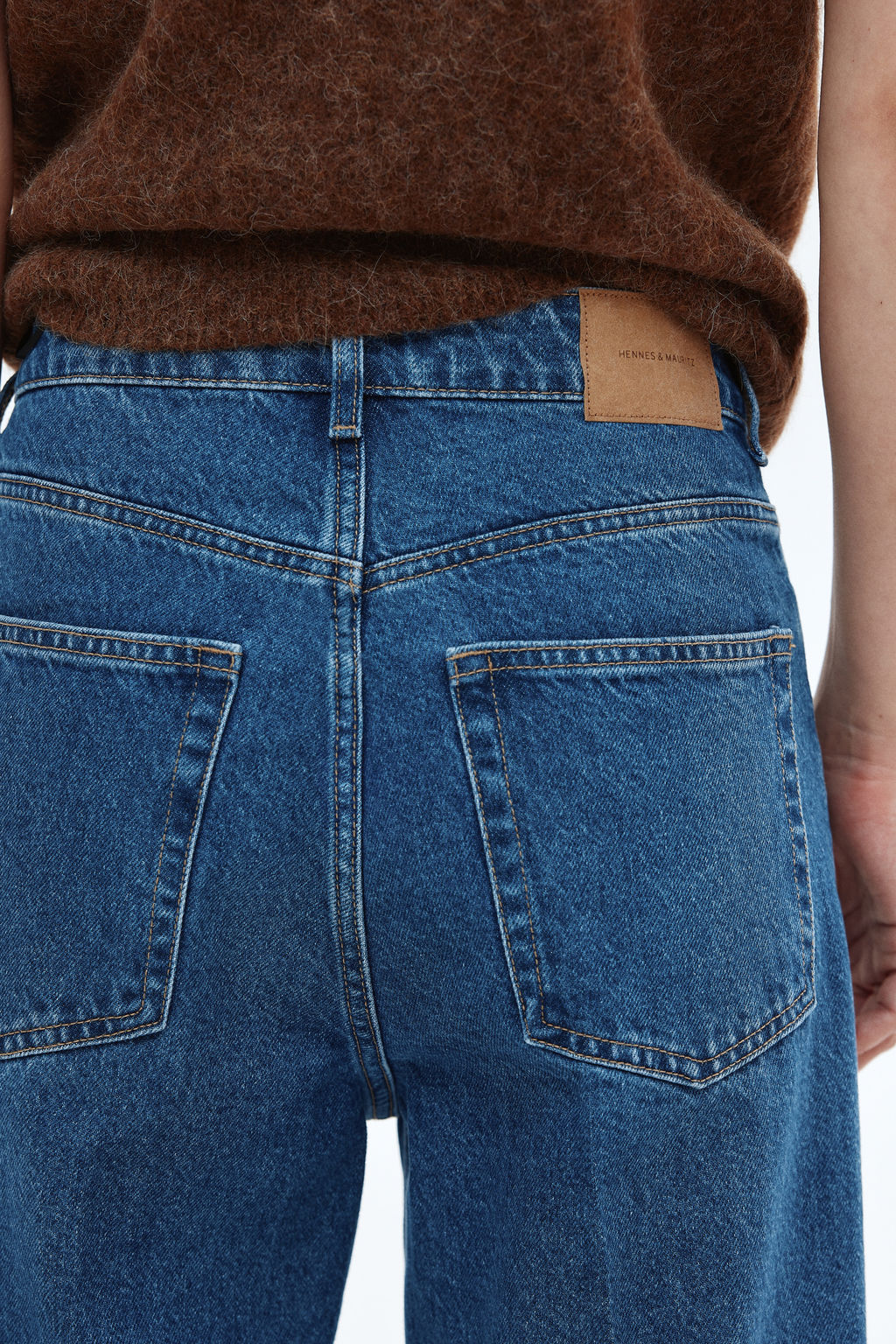 Wide High Ankle Jeans - H&m фото 4