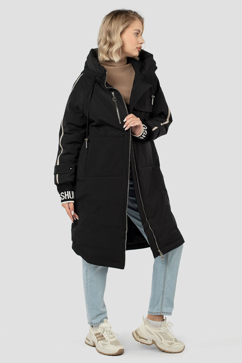 04-3033 Куртка женская демисезонная (Холлофайбер 150) - El podio фото 3