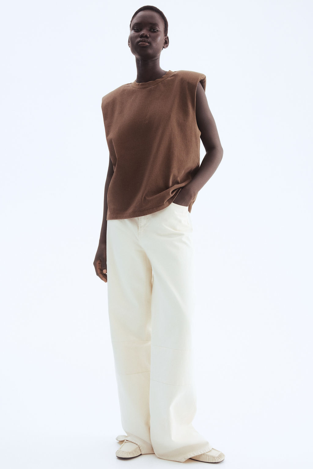 Top con hombreras - H&m фото 2