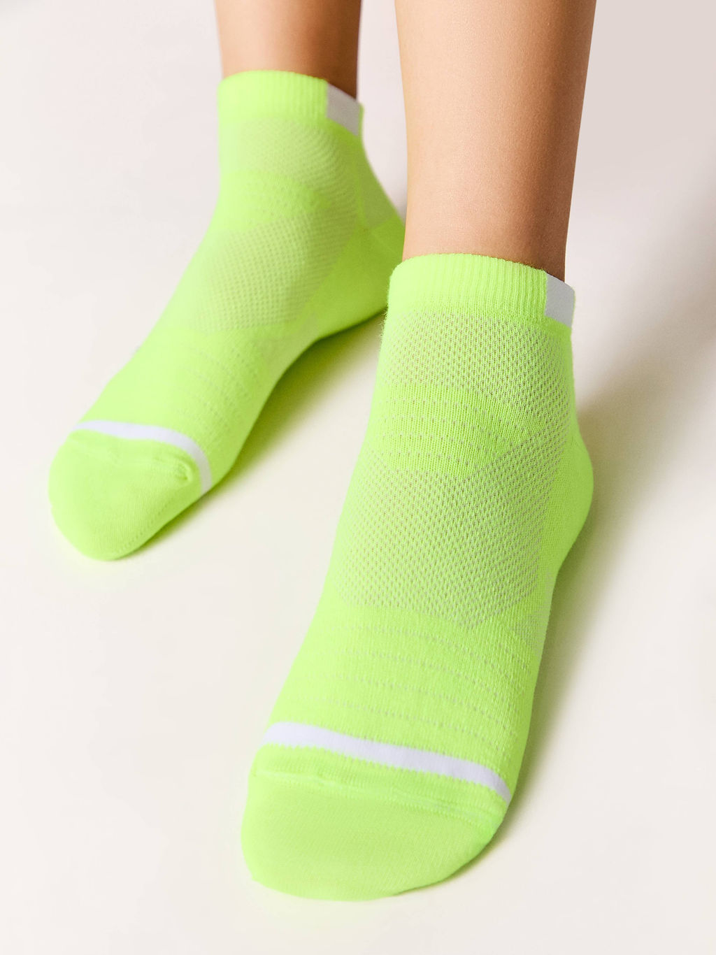 Цена за 2 пары CONTE ACTIVE Носки женские (короткие) салатовый