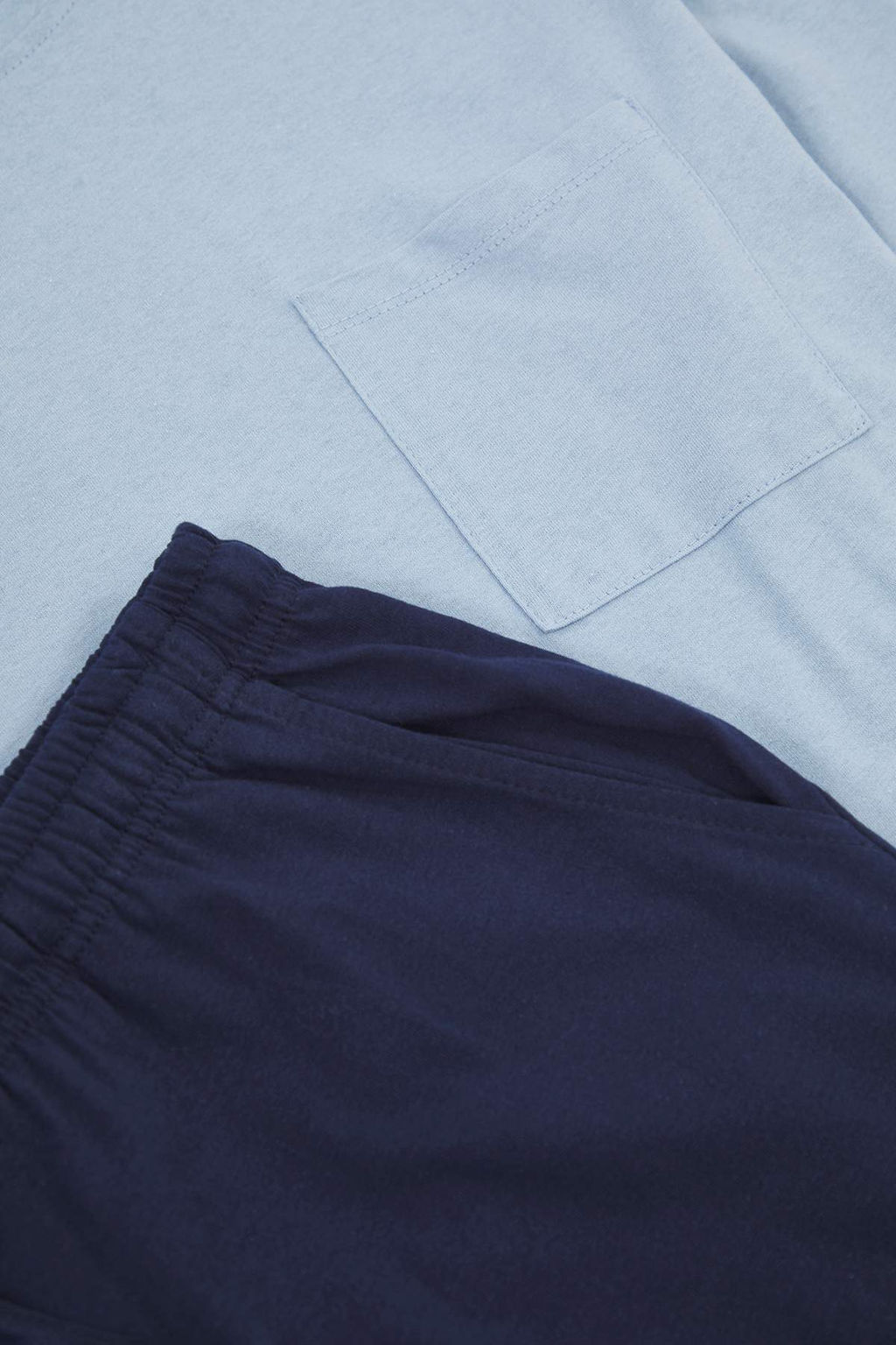 Indigo - Lacivert Regular Fit %100 Pamuk Orme Pijama Tak?m? TMNAW26PT00005 - Trendyolmilla фото 7