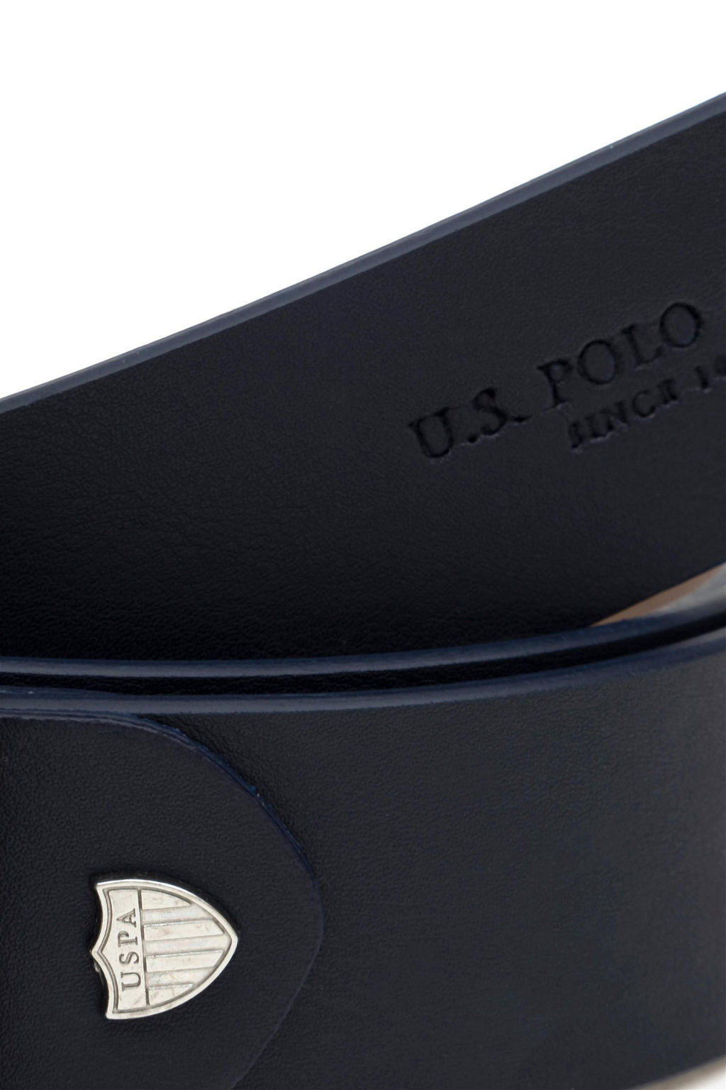 Мужской темно-синий ремень - U.s. polo assn фото 4