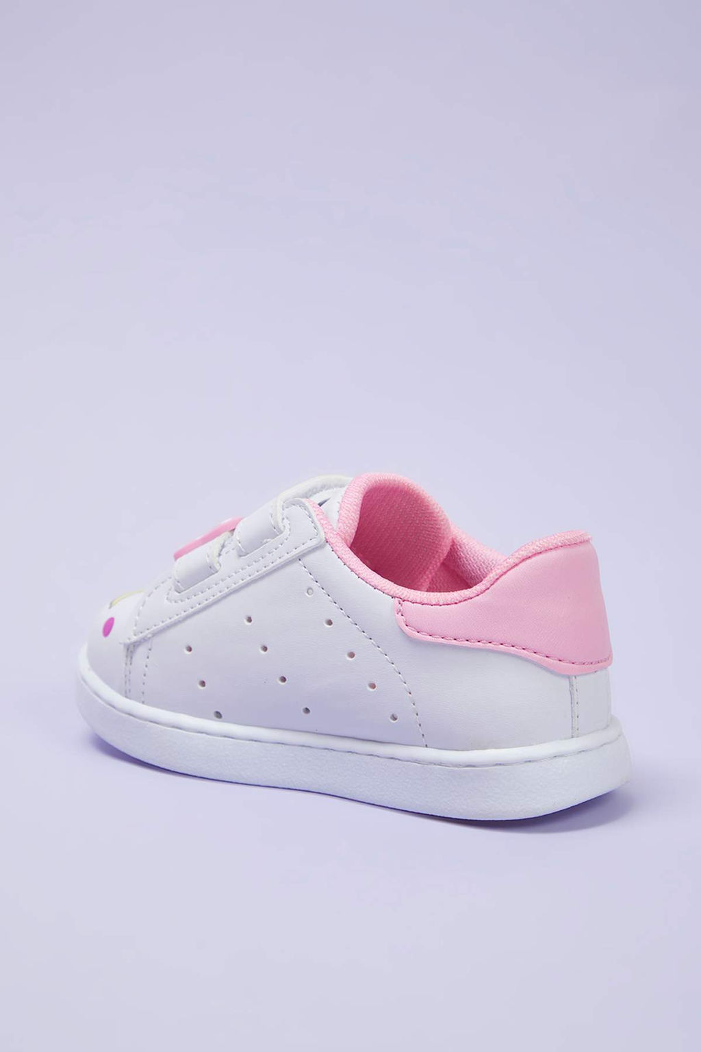 Beyaz Fiyonk Detayl? Cift C?rtl? Buyuk/Kucuk K?z Cocuk Kids Spor Ayakkab? TAKSS25SN00064 - Trendyolmilla фото 4