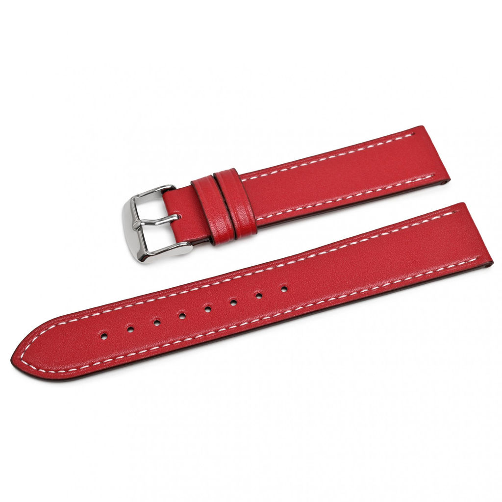 Ремешок натуральная кожа C21-16red-XL
