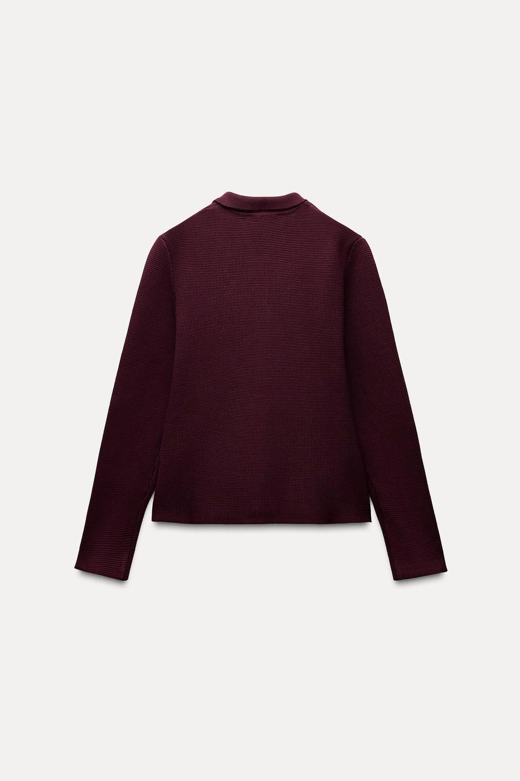 PLAIN KNIT CARDIGAN - Zara фото 4