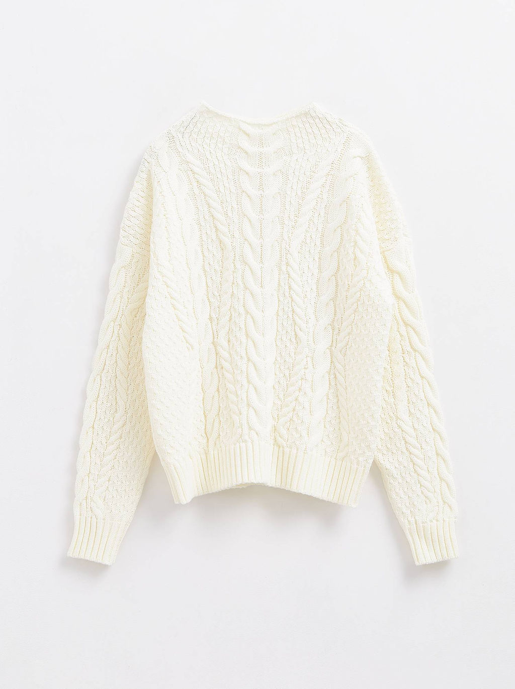 CONTE LDK 238 Фактурный джемпер крупной вязки ecru - Conte elegant фото 5