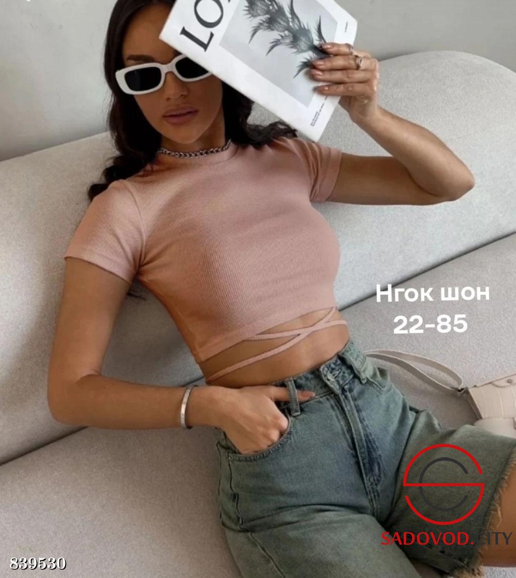 Топик женский однотонный - Bruno фото 3