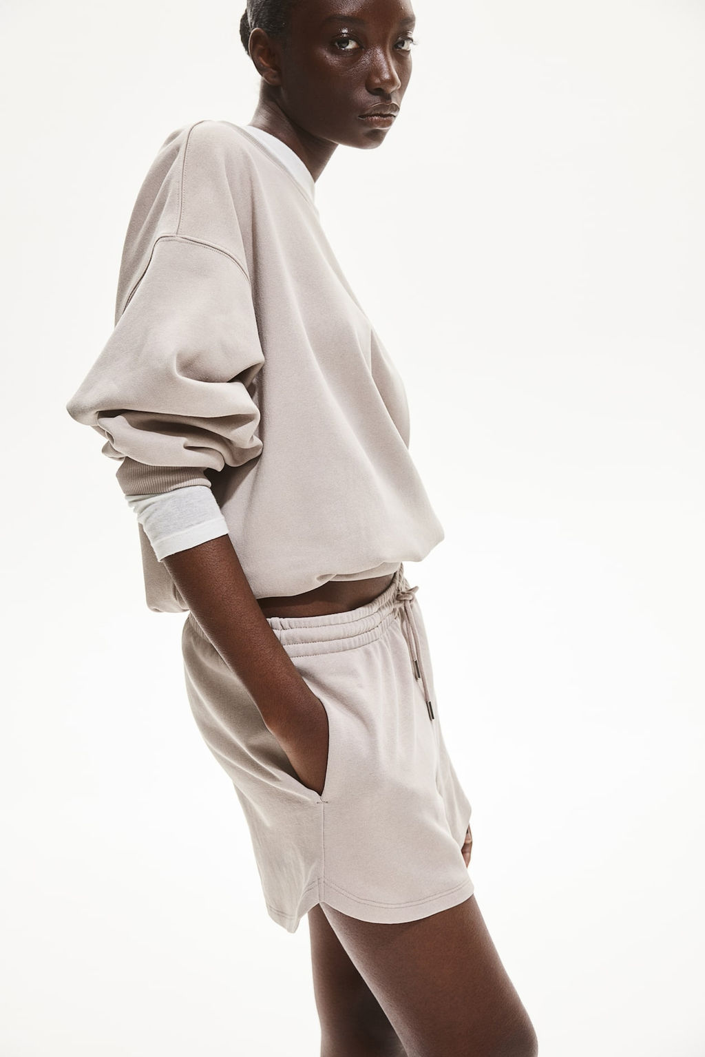 Pantalon corto en sudadera - H&m фото 2