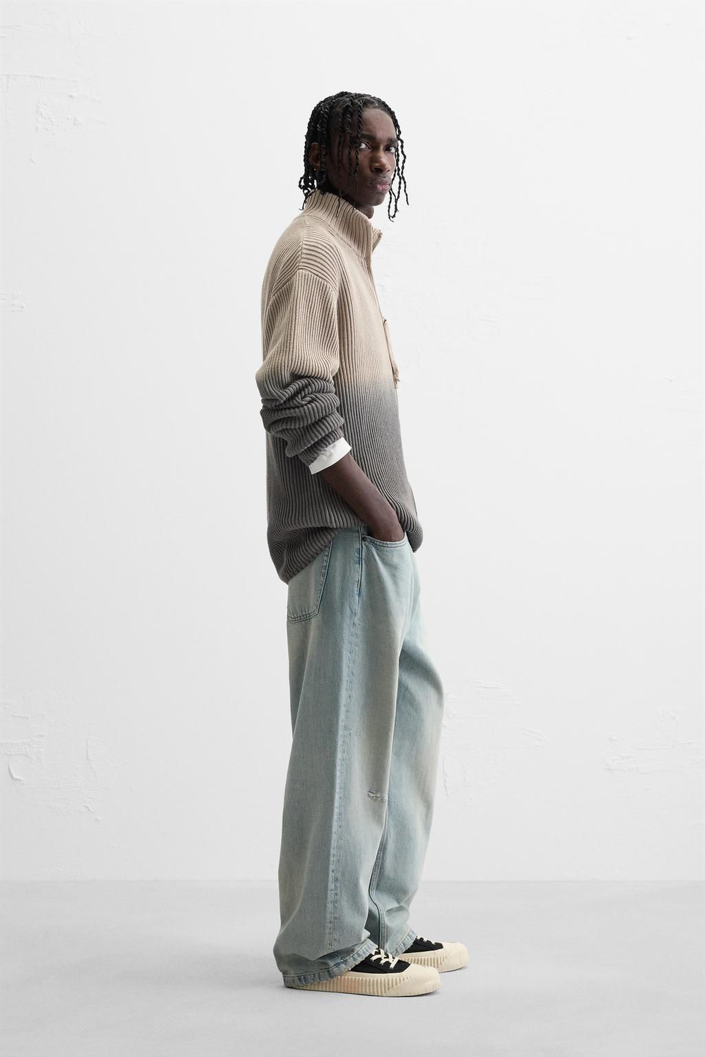 GRADIENT ZIP-UP CARDIGAN - Zara фото 4