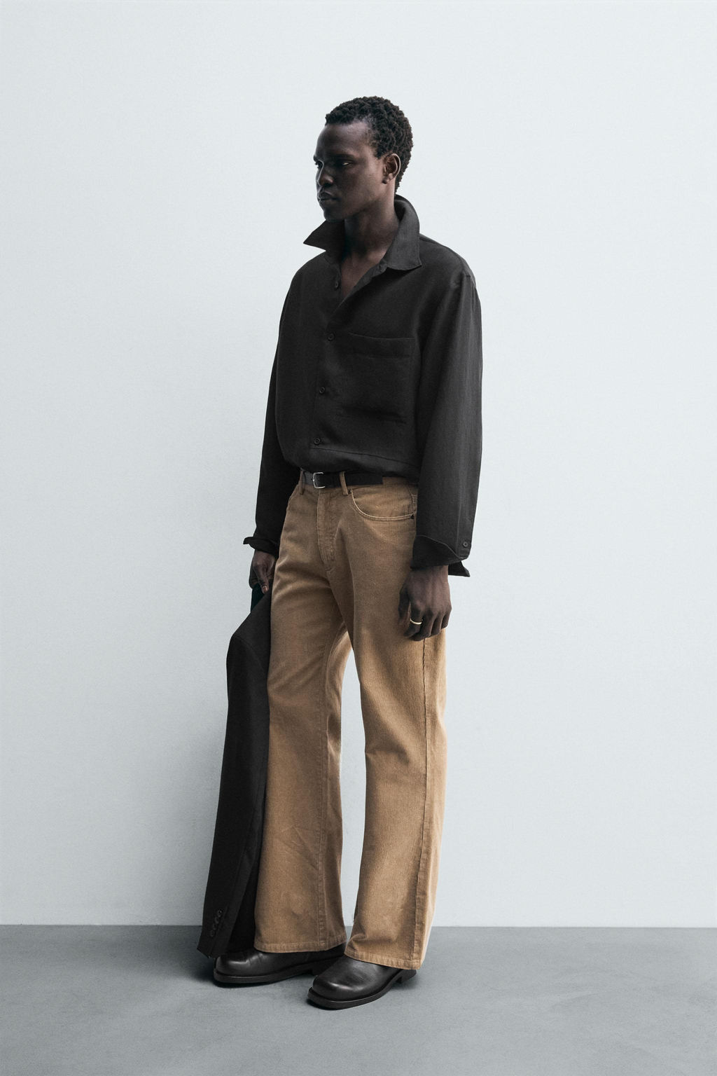 STRIPED FLOWING SHIRT - Zara фото 4