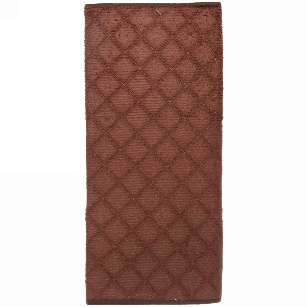 Цена за 2 шт. Коврик для сушки посуды 38*50см "Ромбы" коричневый