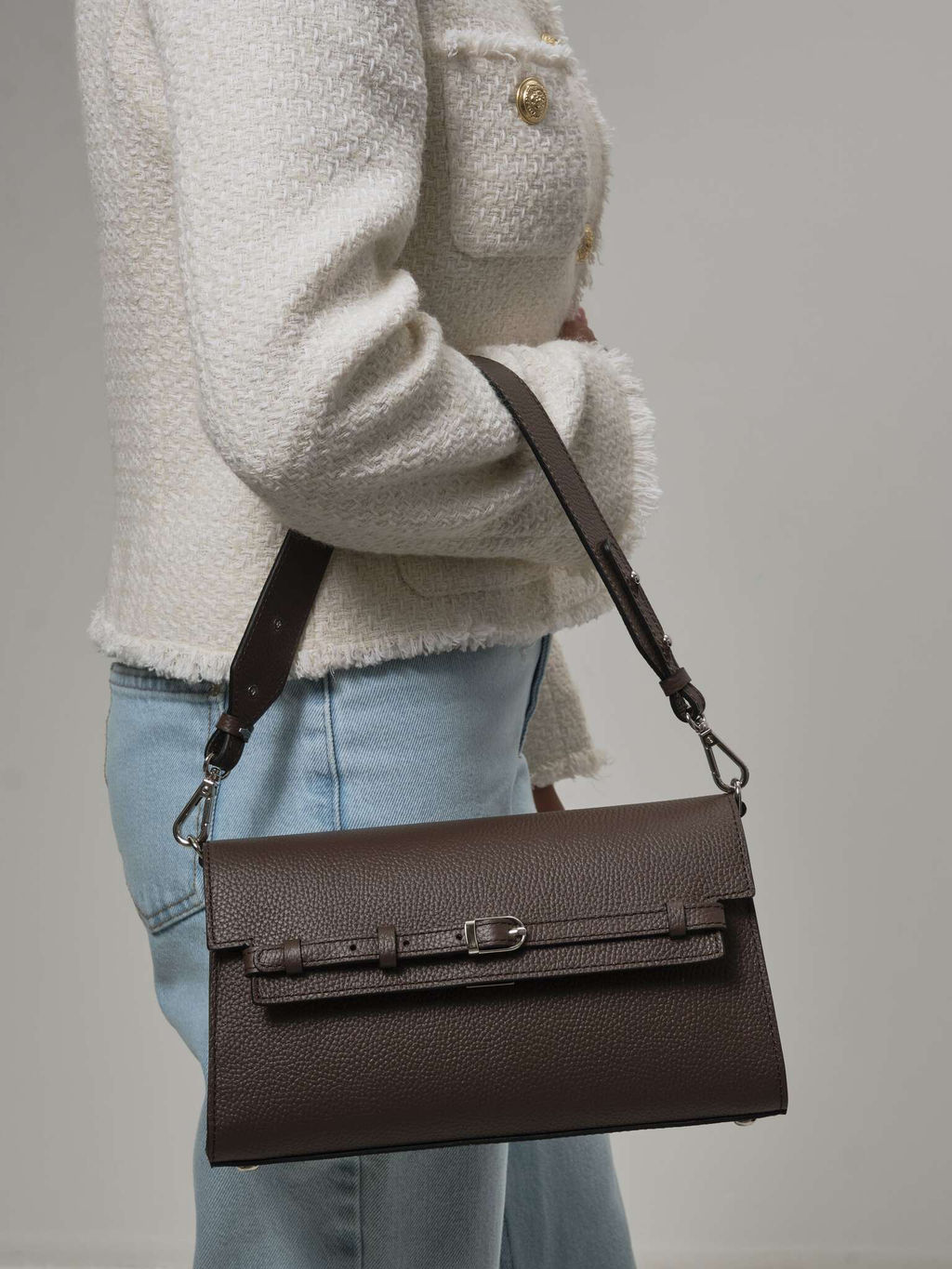 Сумка Emma DBR 31112 коричневый торф  фото 5
