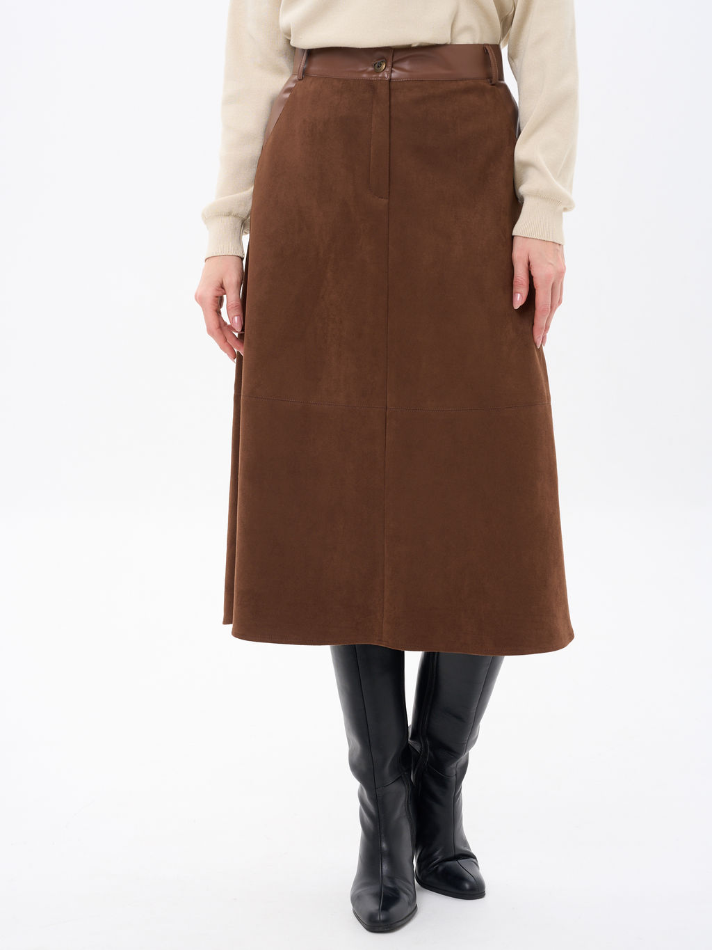 замшевая юбка