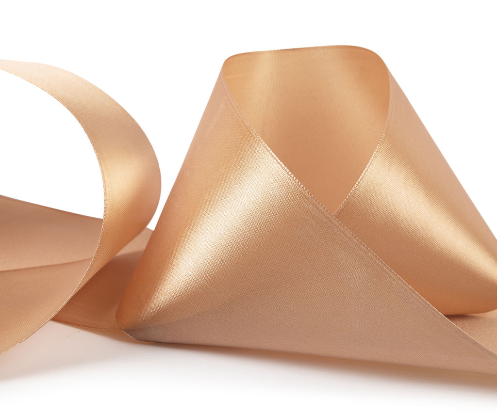 Лента атласная 75 мм ( 3 ) Gamma в ТЕРМОПЛЕНКЕ 33 м  2 м