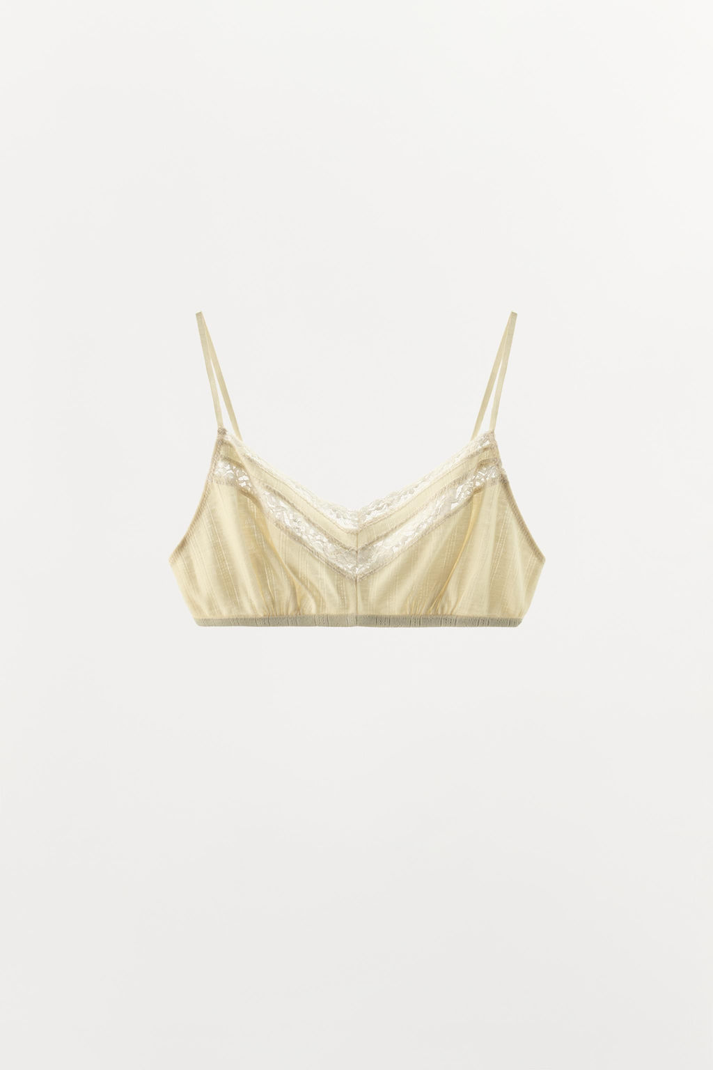 BRALETTE POINTELLE ENCAJE / Crudo - Zara фото 5