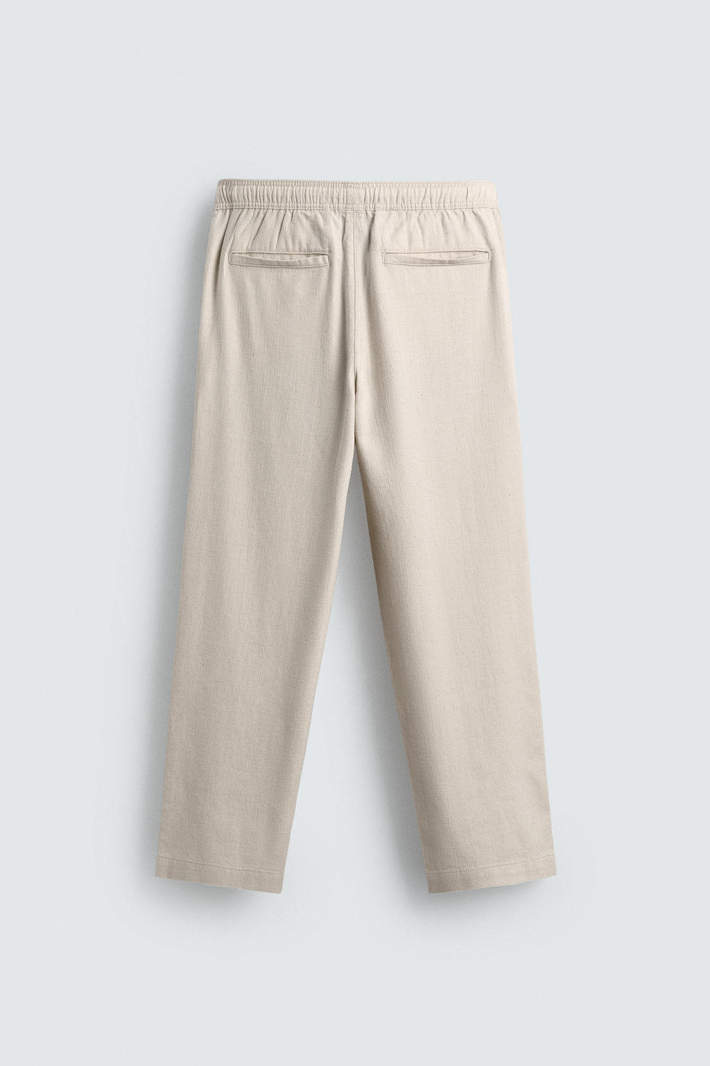 TEXTURED RELAXED FIT TROUSERS - Zara фото 8