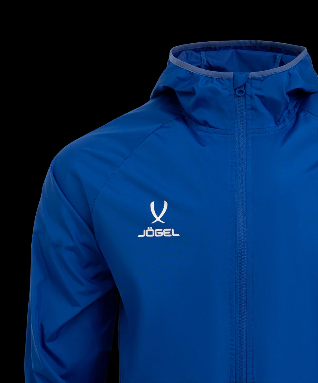 Куртка ветрозащитная JOGEL CAMP Rain Jacket, синий, детский  фото 4