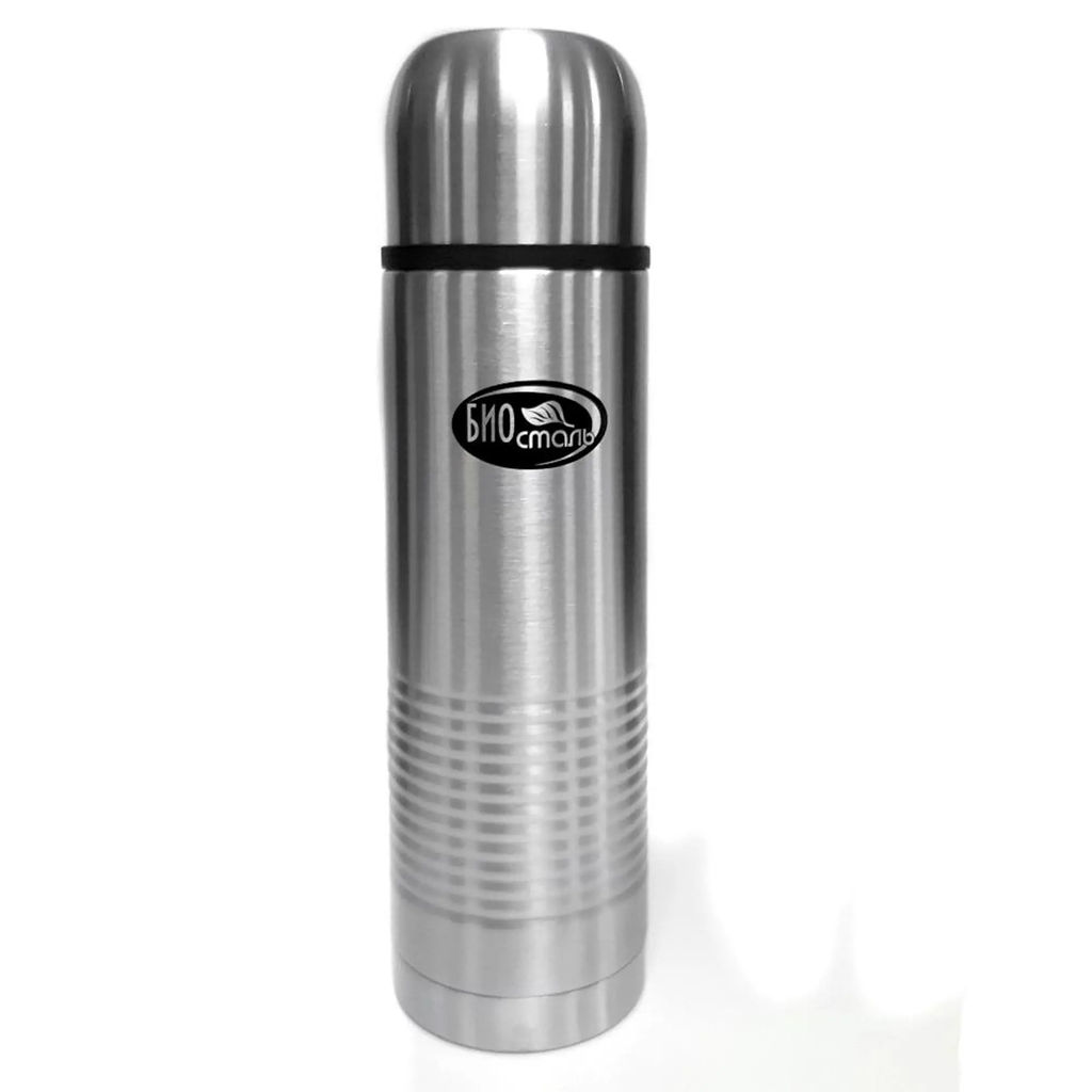 Термос 0,5 л "BIOSTAL" у/г, с чехлом, арт. NB-500В