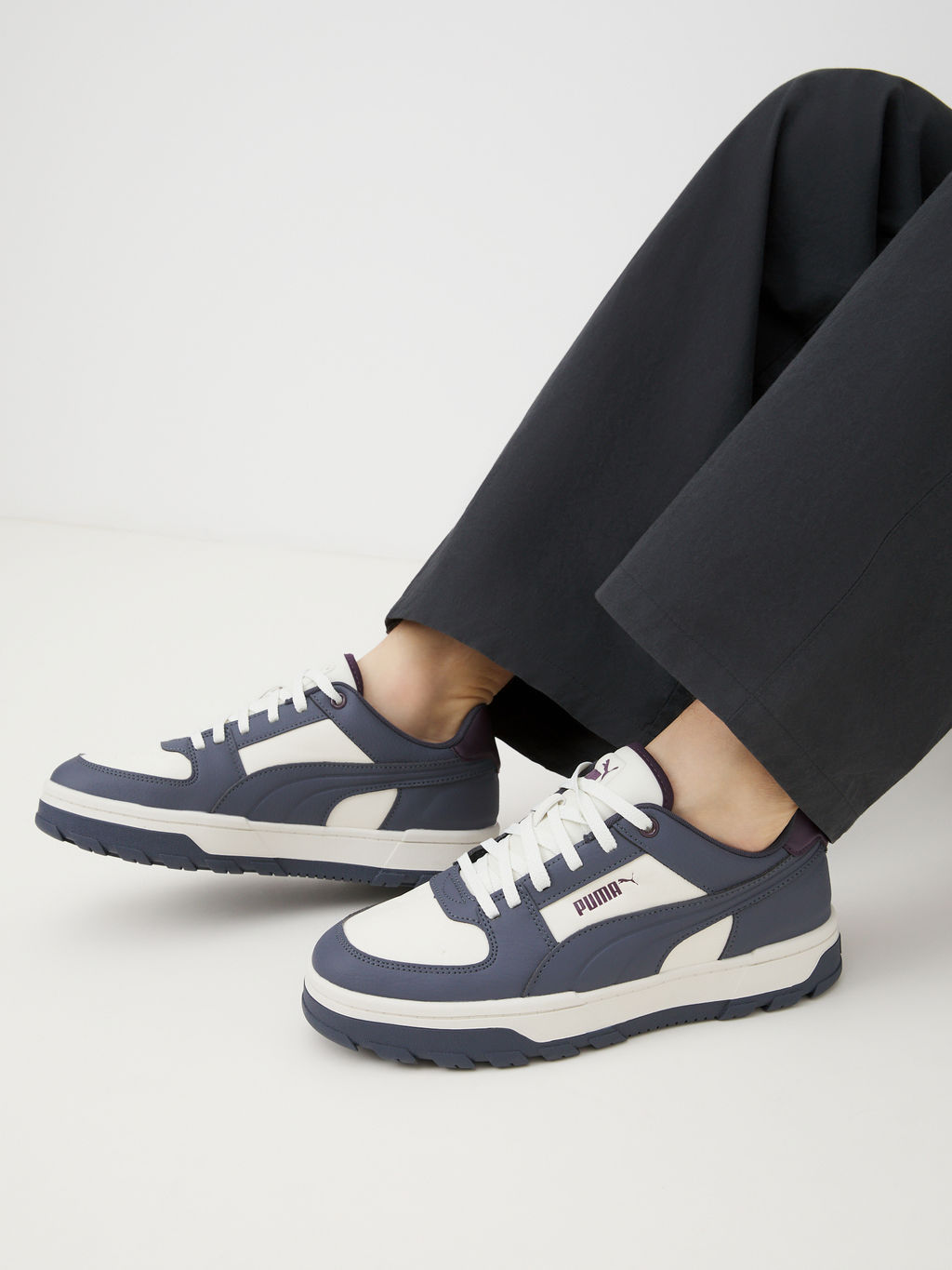 Кеды PUMA Puma Caven 2.0 Abrupt Артикул 4153175, серо-синий