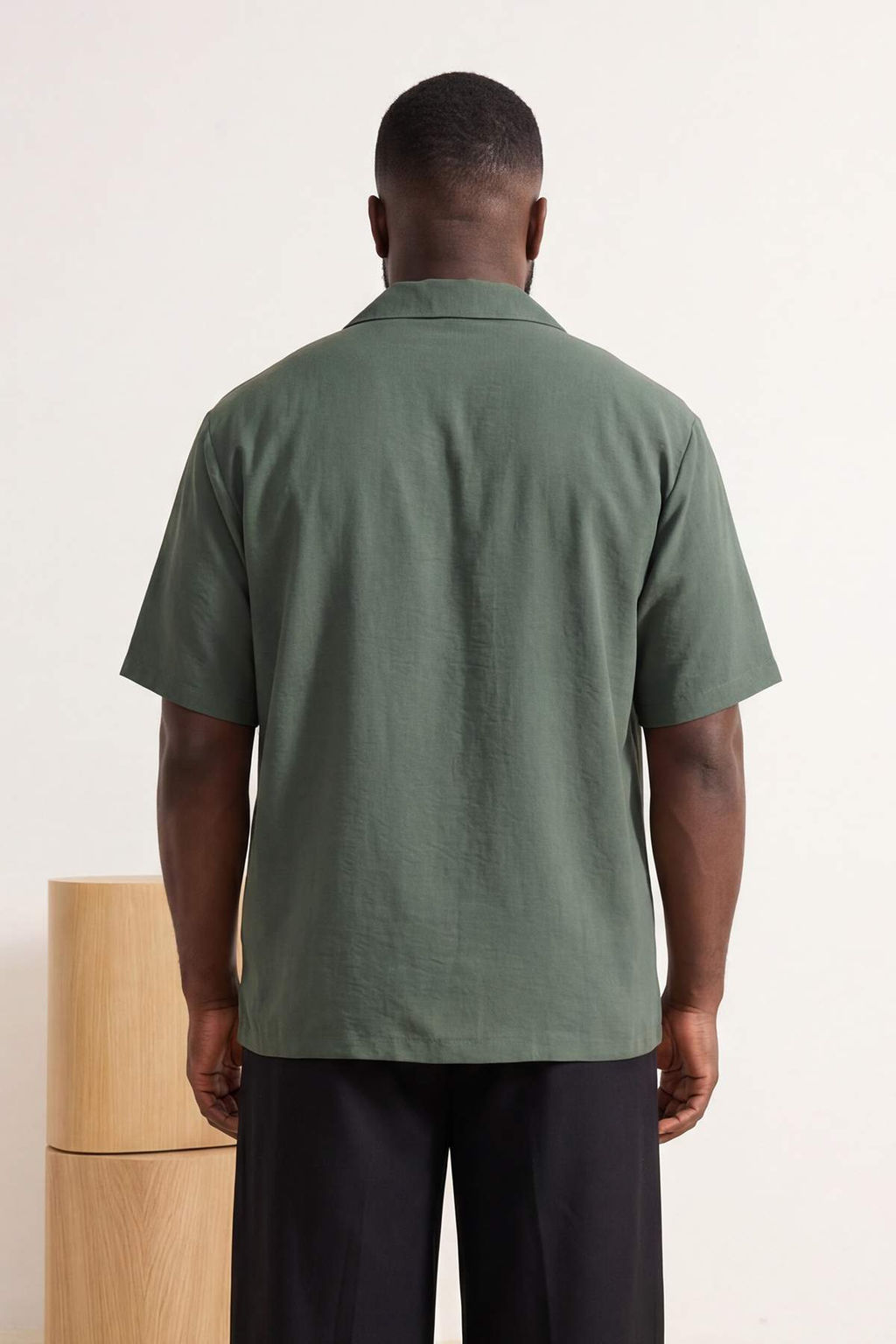 Haki Oversize Erkek Buyuk Beden Gomlek TMNSS26AX00001 - Trendyolmilla фото 10
