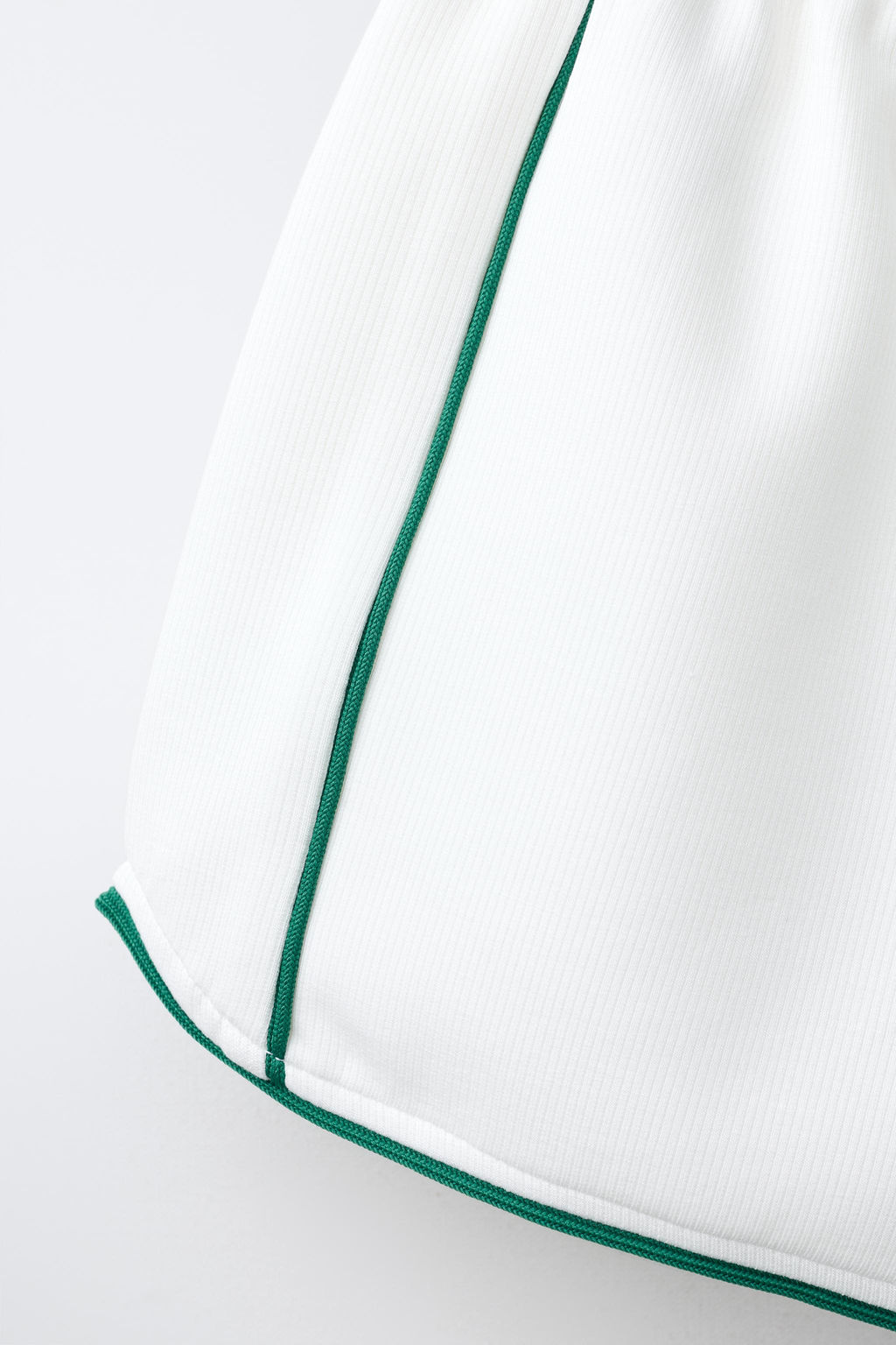 BERMUDA RIB VIVOS CONTRASTE / Crudo claro - Zara фото 6