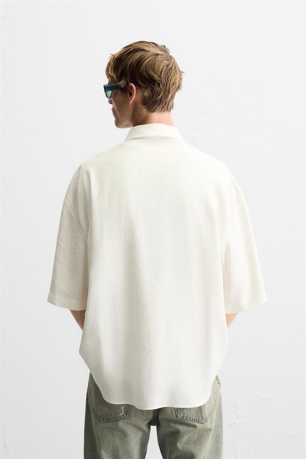 OVERSIZE SHIRT WITH SYMBOLS - Zara фото 3