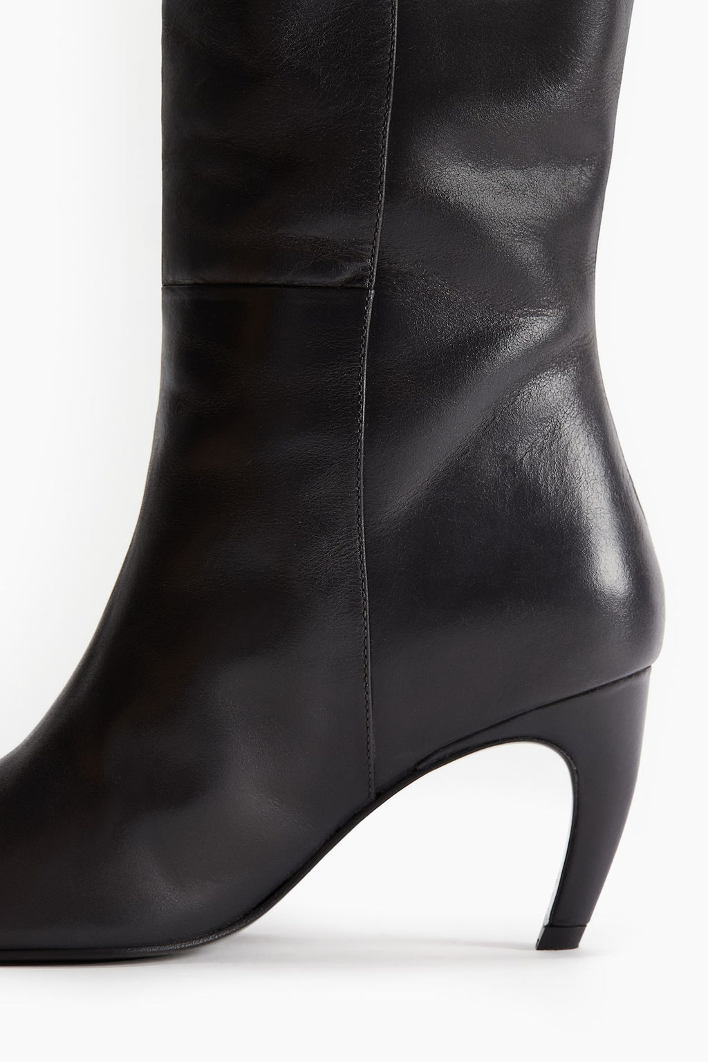 Botas de piel over-the-knee - H&m фото 4