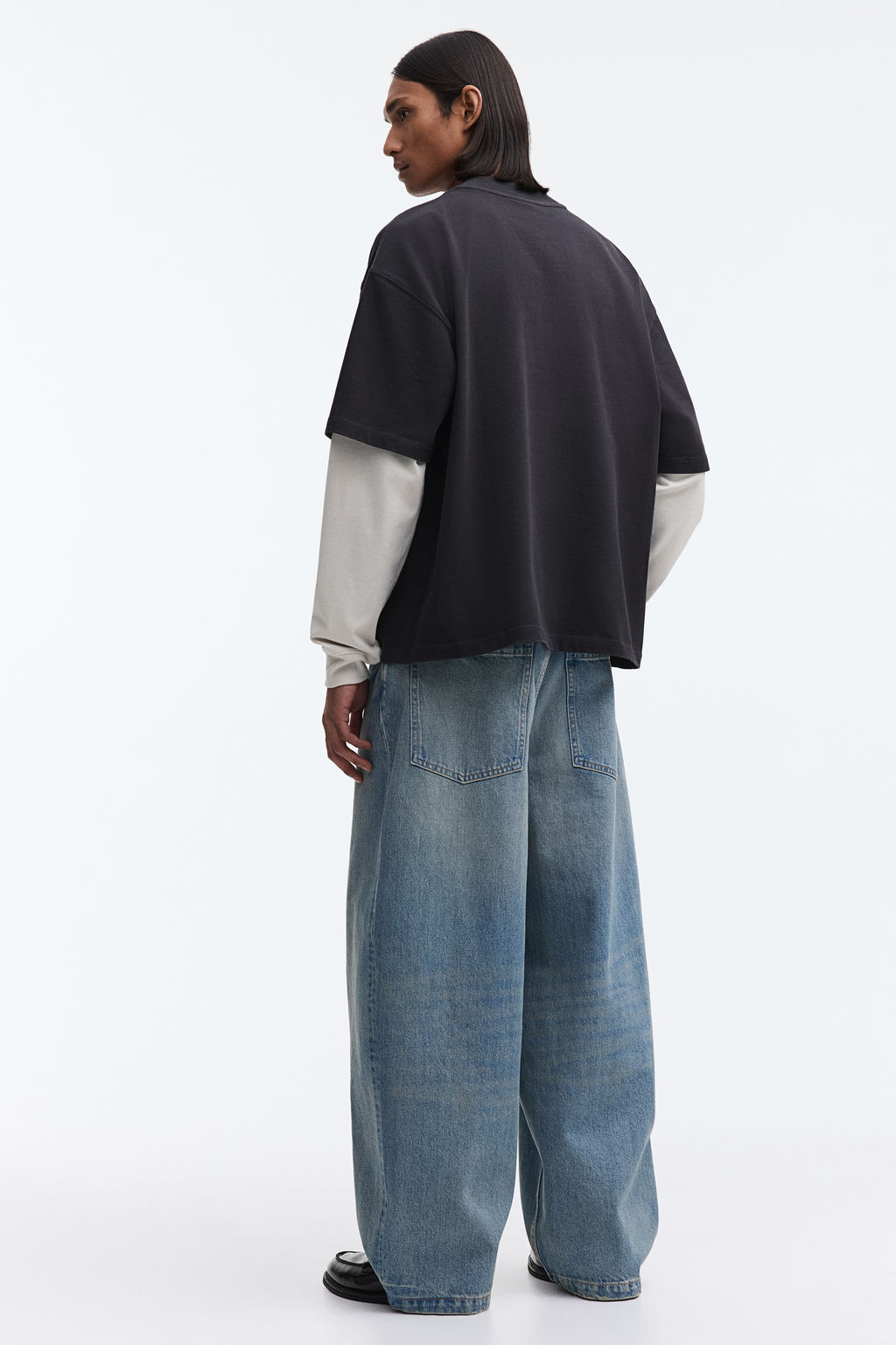 Camiseta de algod?n dise?o layering Oversized Fit - H&m фото 7