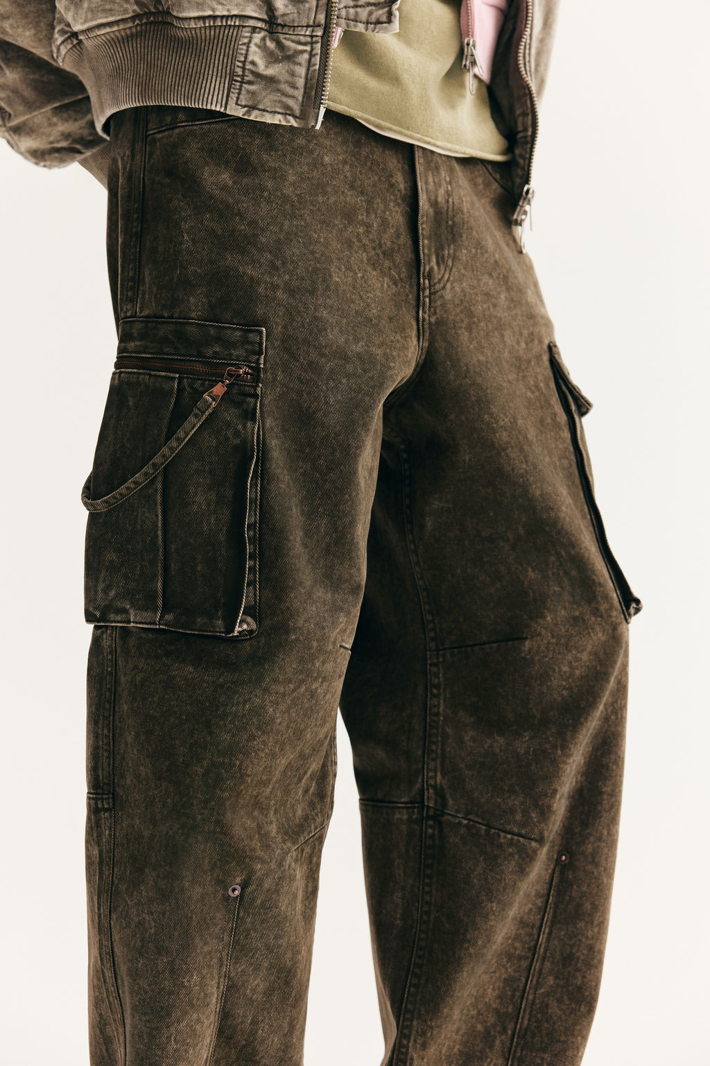 Loose Cargo Jeans - H&m фото 3