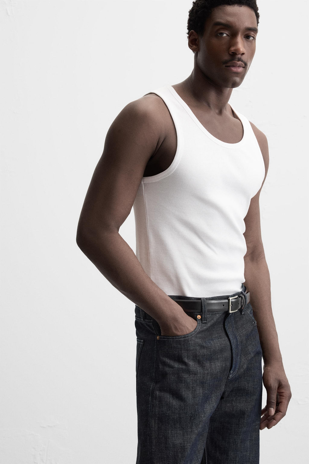 BASIC RIB TANK TOP - Zara фото 5