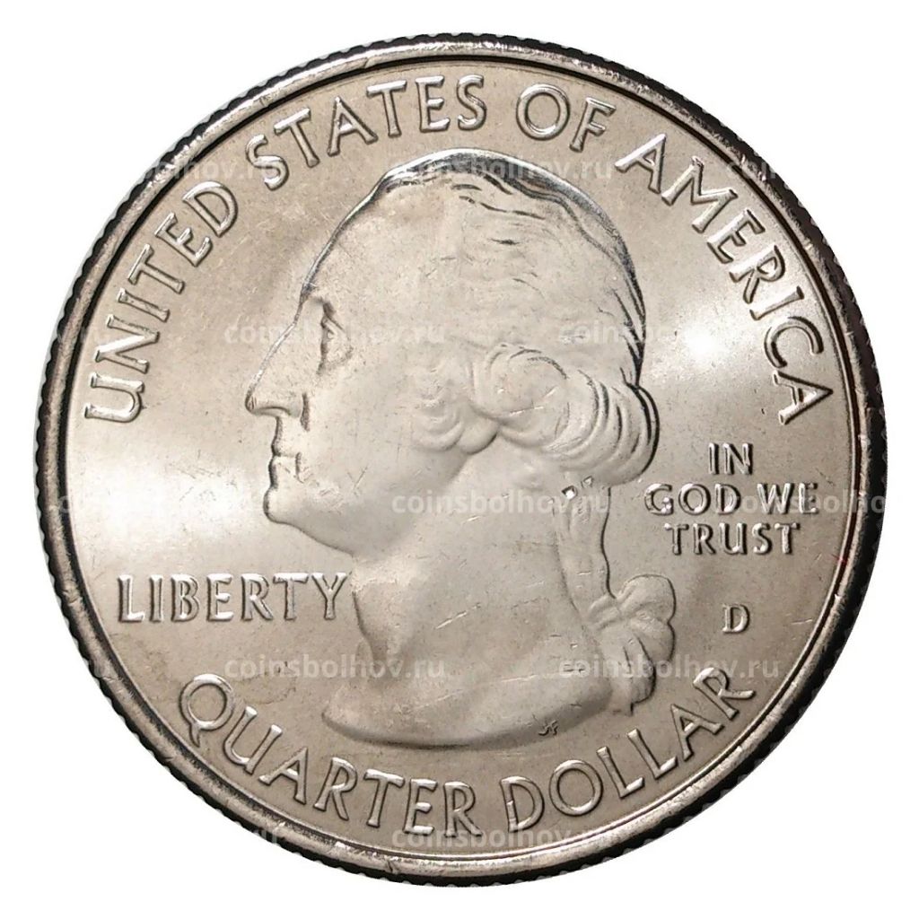 Монета 25 центов 2011 года D №10 Рекреационная зона Чикасо