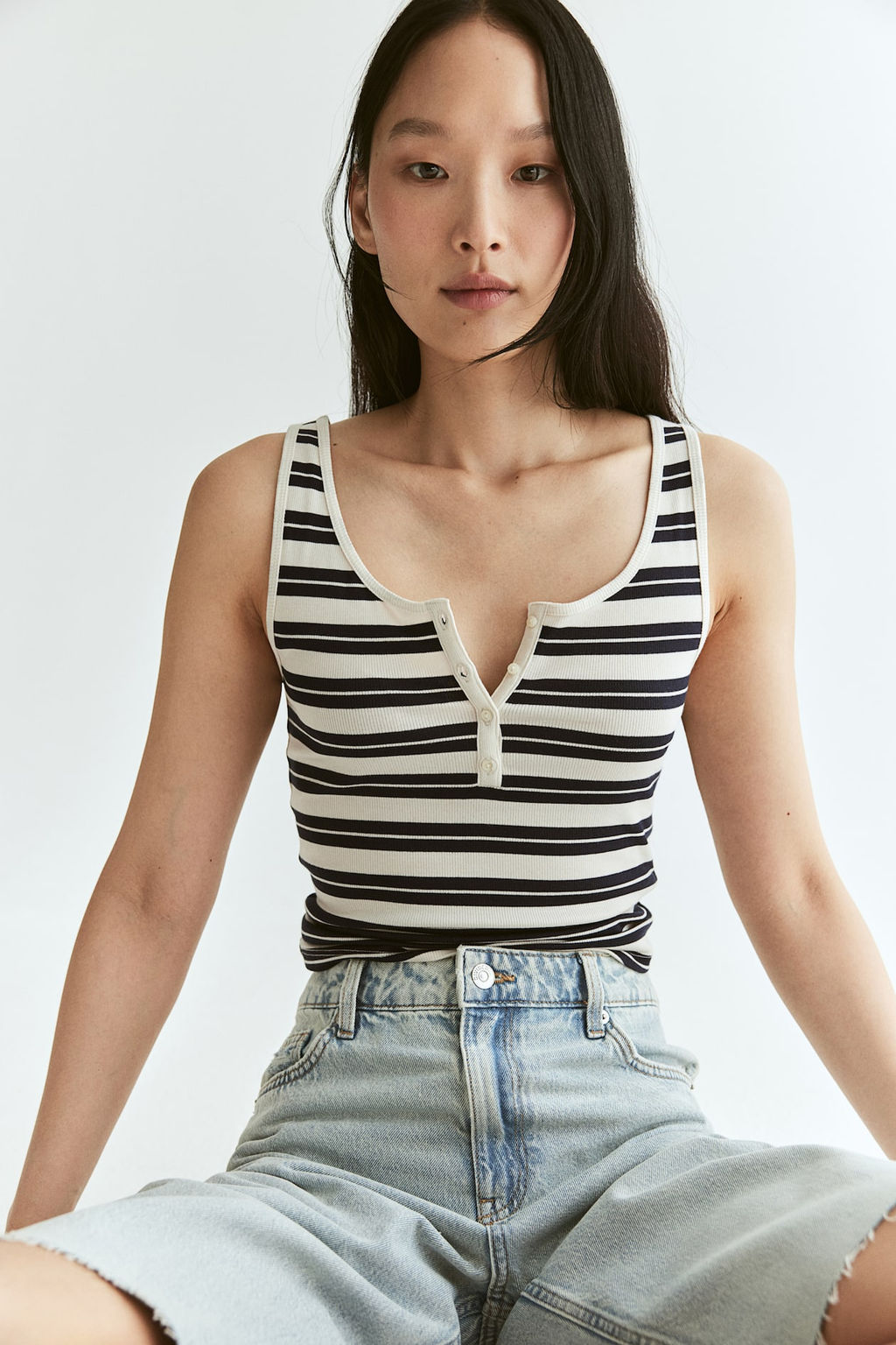 Camiseta de tirantes en canale