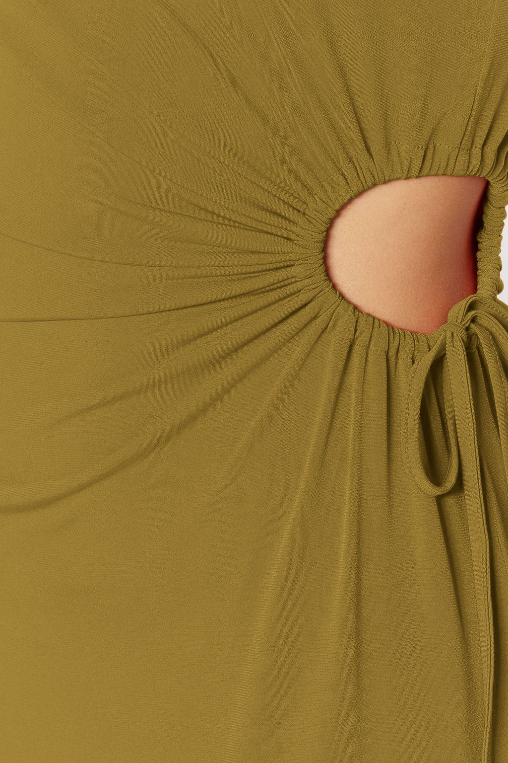 TRENDYOLMILLA Cok Renkli Cicek Desenli Vucuda Oturan Cut Out/Pencere Detayl? Orme K?sa S?k Elbise TPRSS23EL00154  фото 31