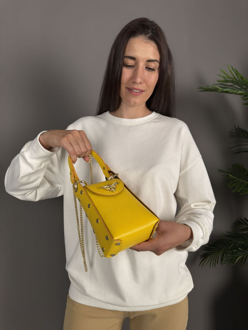 Сумка женская из телячьей кожи