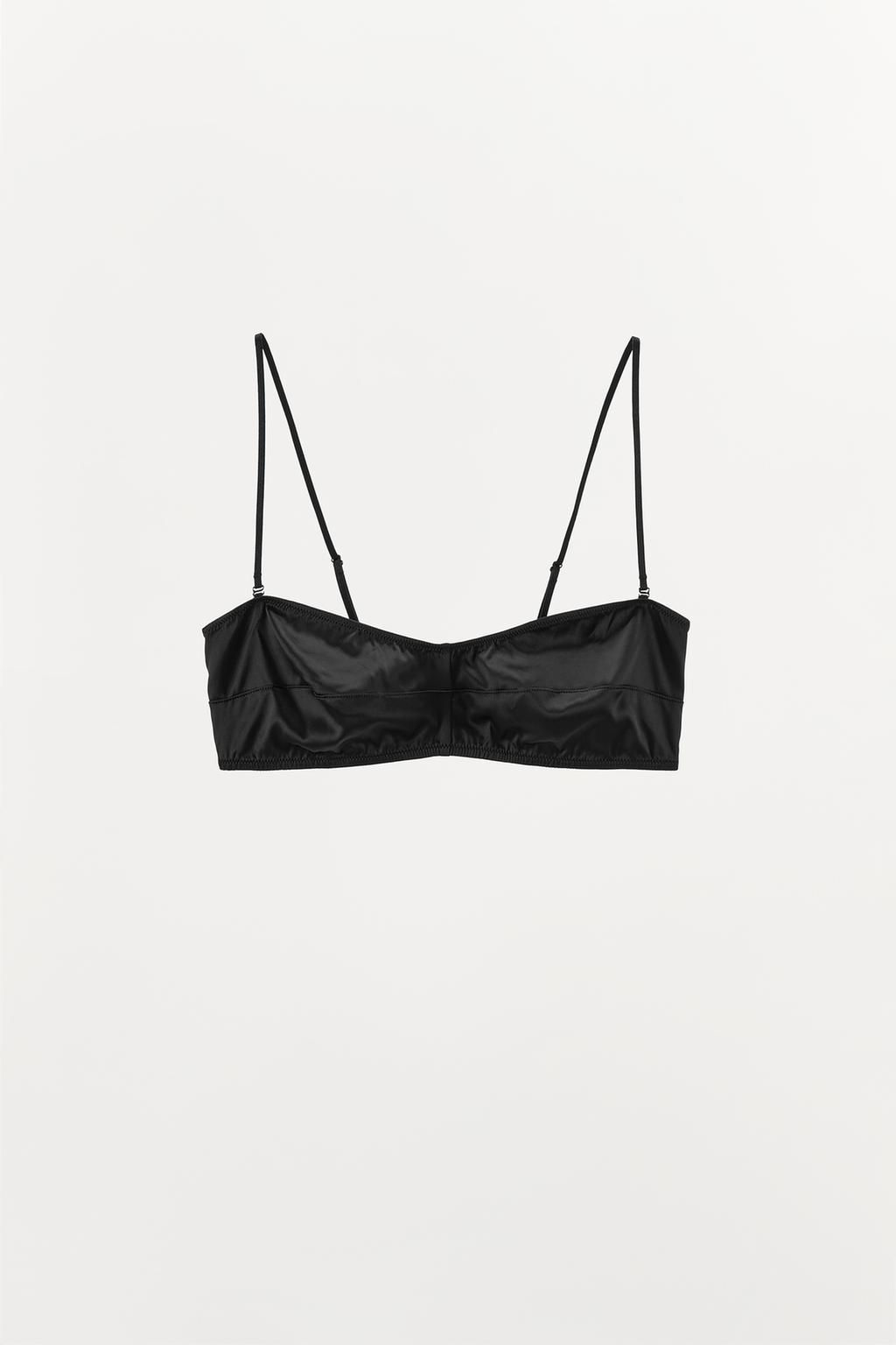 SATIN STRAPPY BRALETTE - Zara фото 8