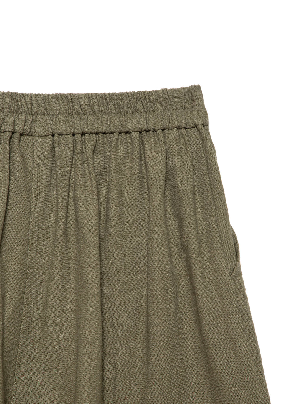 CONTE Шорты с высокой посадкой из премиального льна UTAH misty forest misty forest