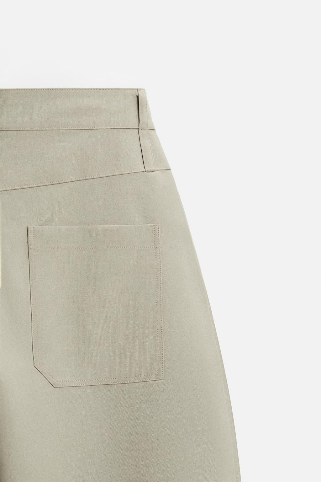 BALLOON FIT PLEATED TROUSERS - Zara фото 17
