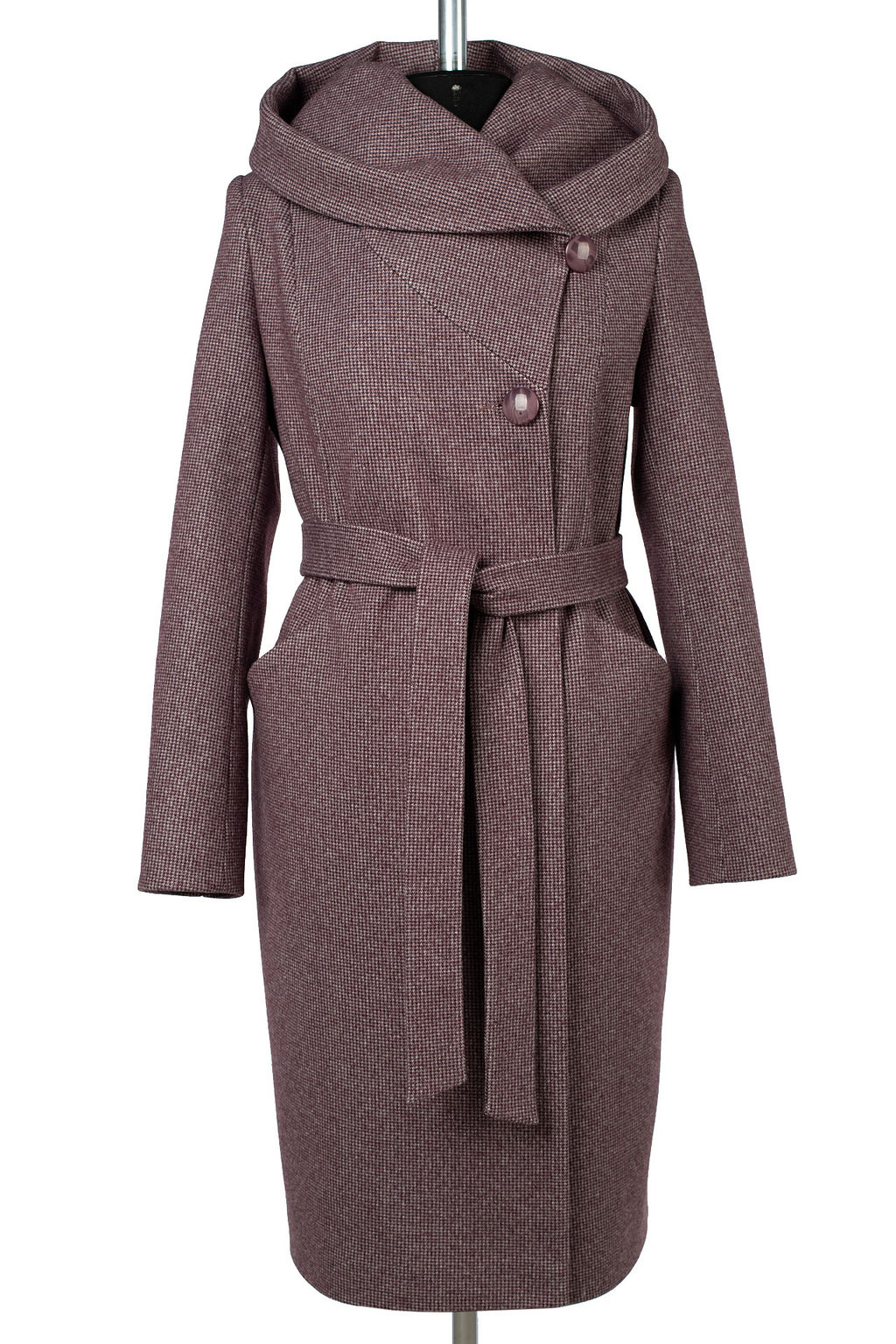 Пальто женское демисезонное (пояс) - El podio фото 9