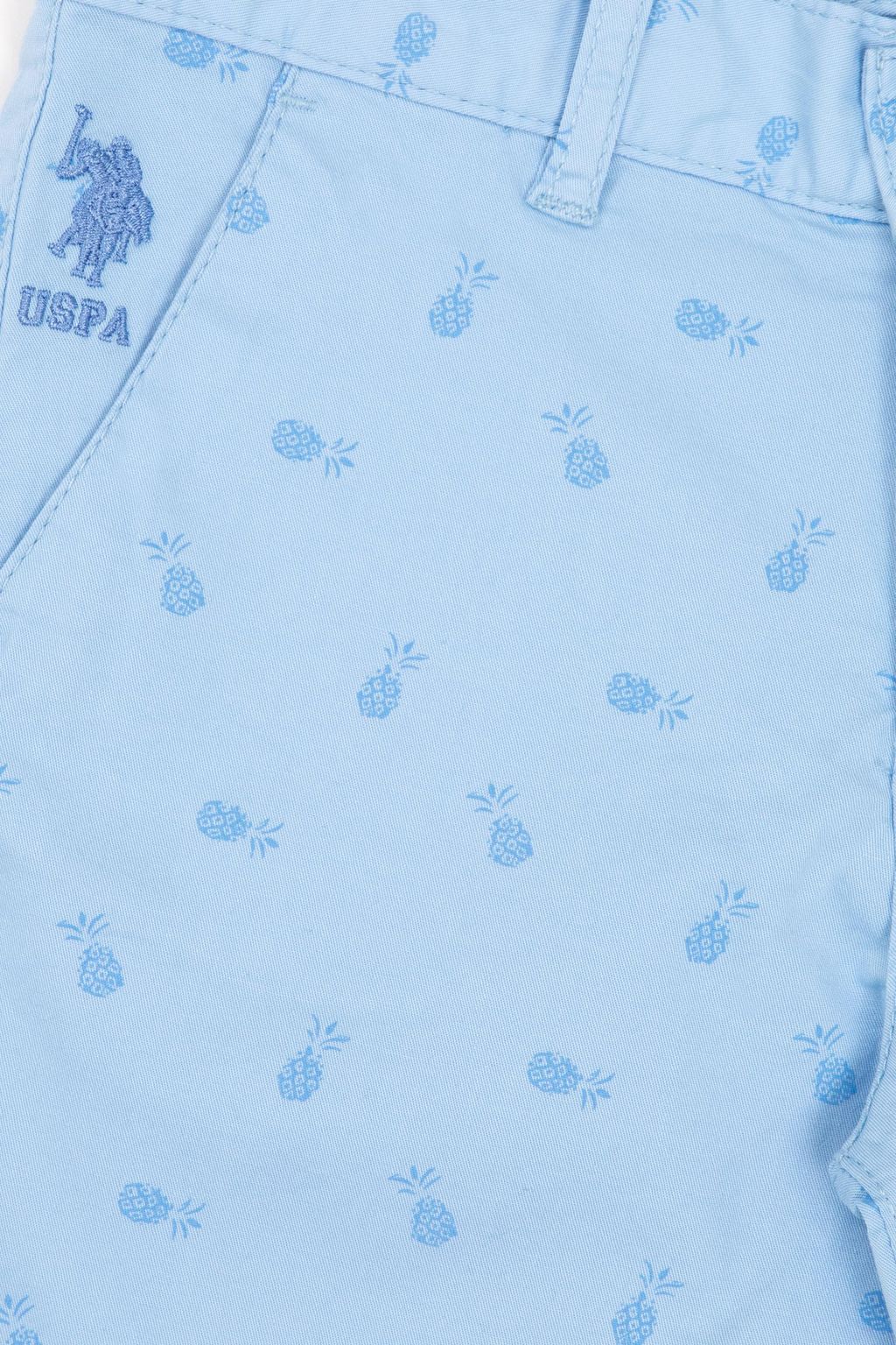 U. S. Polo Assn Голубые тканые шорты для мальчика - U.s. polo assn фото 3