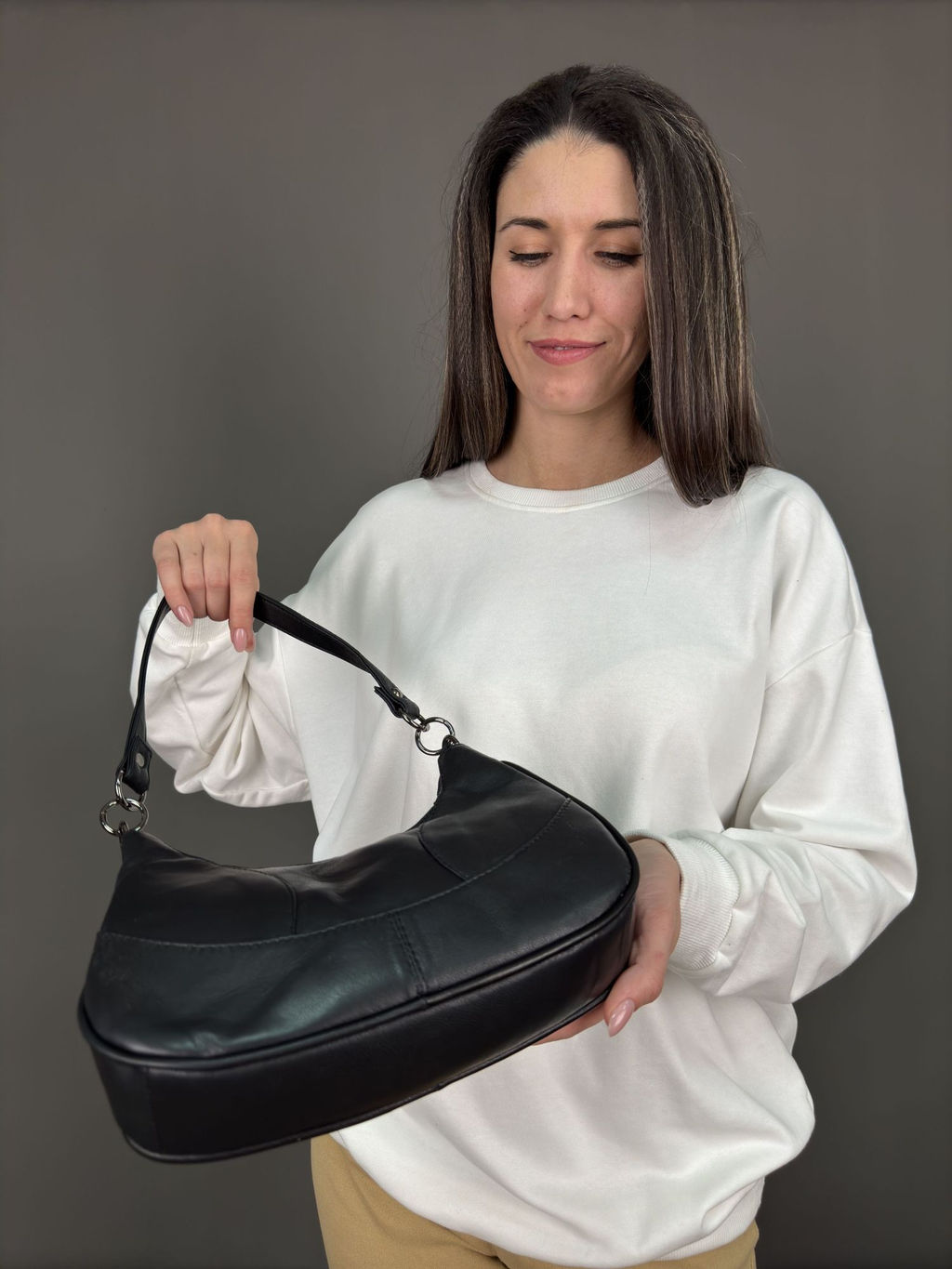 Сумка женская из телячьей кожи