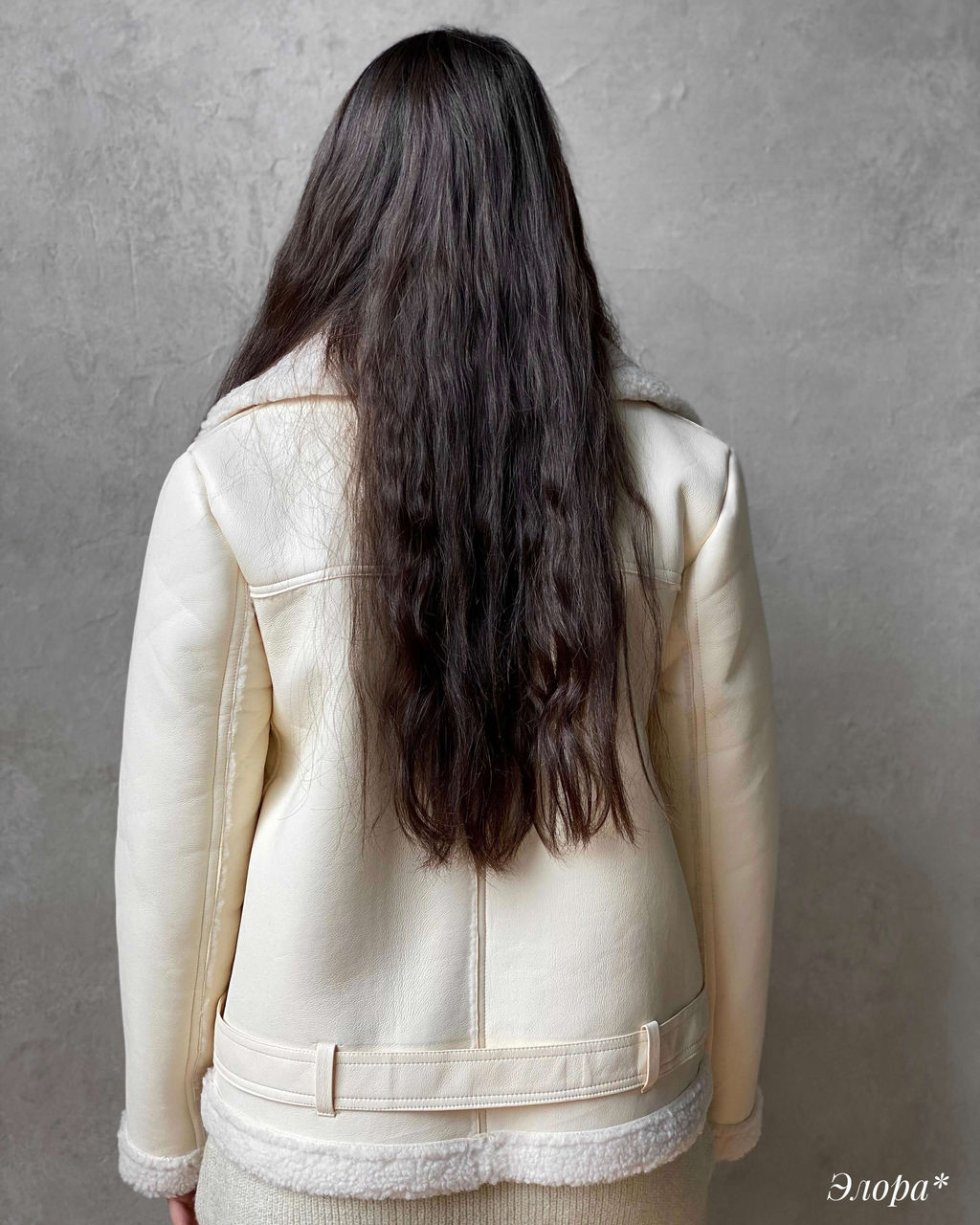 Дубленка Элора (бежевый)* - Nadi bordo фото 7